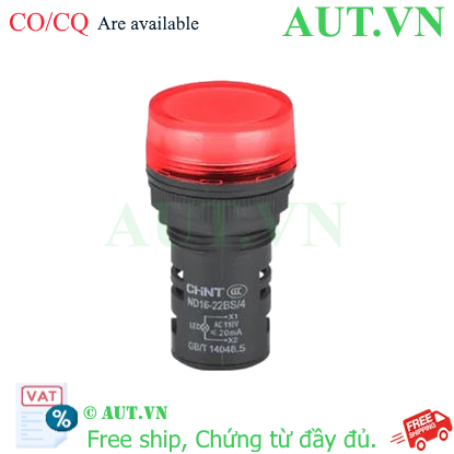 Ảnh của Đèn báo CHINT ND16-22BS/4 110V RED phi 22