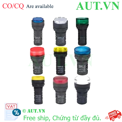 Ảnh của Đèn báo CHINT ND16-22C/4 110V GRN phi 22