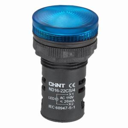 Ảnh của Đèn báo CHINT ND16-22CS/4 110V BLU phi 22