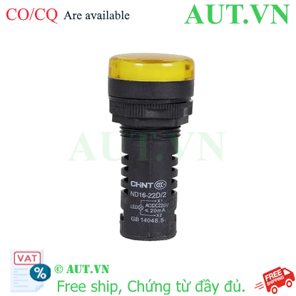 Ảnh của Đèn báo CHINT ND16-22D/2 220V YEL phi 22