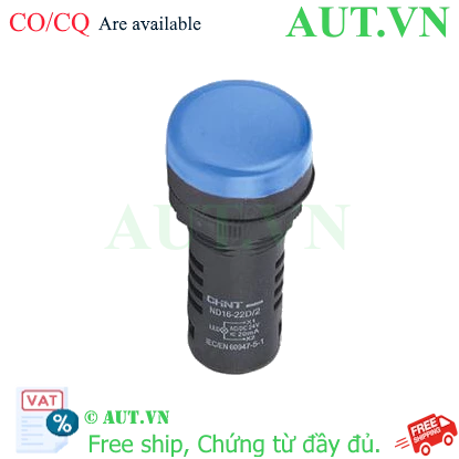Ảnh của Đèn báo CHINT ND16-22D/2 24V BLU phi 22