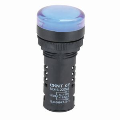 Ảnh của Đèn báo CHINT ND16-22D/4 110V BLU phi 22