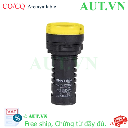 Ảnh của Đèn báo CHINT ND16-22D/2 24V WHT phi 22