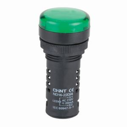 Ảnh của Đèn báo CHINT ND16-22D/4 110V GRN phi 22