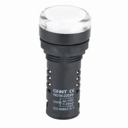 Ảnh của Đèn báo CHINT ND16-22D/4 110V WHT phi 22