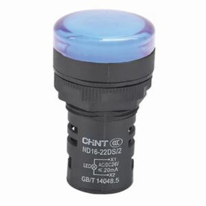 Ảnh của Đèn báo CHINT ND16-22DS/2 24V BLU phi 22