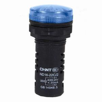 Ảnh của Đèn báo CHINT ND16-22C/2 24V BLU phi 22