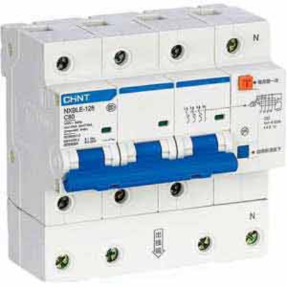 Ảnh của RCBO chống rò CHINT NXBLE-125 3P+N C80 30mA 