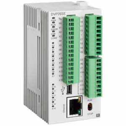 Ảnh của PLC mỏng hỗ trợ truyền thông ethernet DELTA DVP26SE11R 