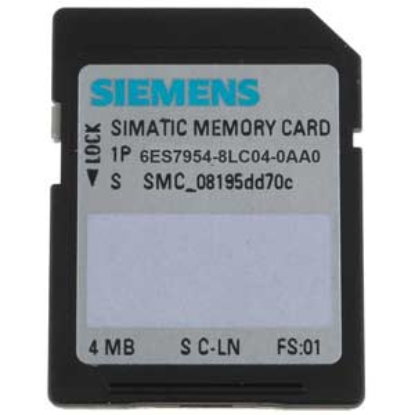 Ảnh của Thẻ nhớ SIMATIC S7 cho S7-1x00 SIEMENS 6ES7954-8LC04-0AA0 
