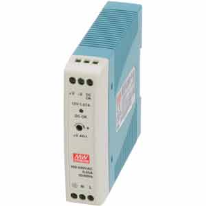 Ảnh của MDR-20-12 | Nguồn tổ ong Mean Well, DIN, 22.5mm, 90mm