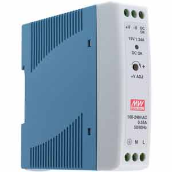 Ảnh của MDR-20-15 Bộ nguồn điện MEAN WELL - Hàng có sẵn kho
