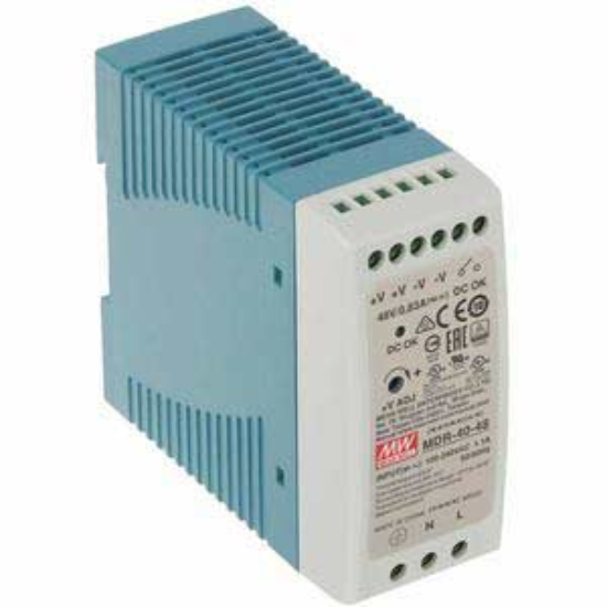 Ảnh của Bộ nguồn 40W đơn đầu ra gắn trên thanh ray MEAN WELL MDR-40-48 