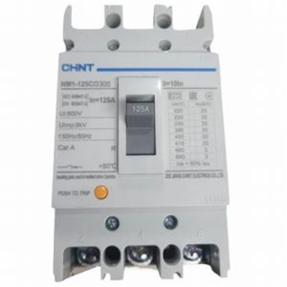 Ảnh của Áp tô mát 3 pha CHINT NM1-125C/3300 125A - 3P, 125A, 20kA