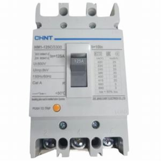 Ảnh của Áp tô mát 3 pha CHINT NM1-125C/3300 125A - 3P, 125A, 20kA