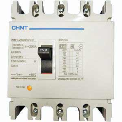 Ảnh của Áp tô mát khối điện áp 415-690VAC CHINT NM1-250S/4300 250A 