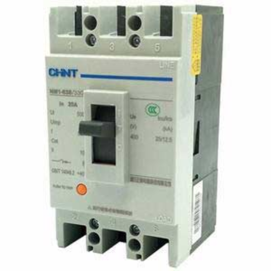 Ảnh của Át tô mát NM1-63S/3300 25A CHINT - 3P, 25A, 15kA