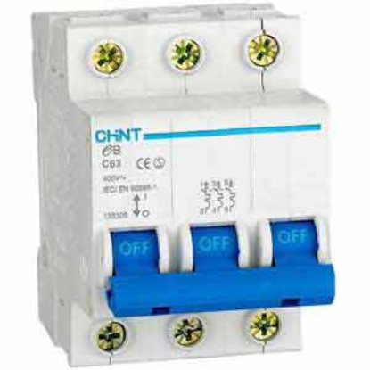 Ảnh của Cầu dao tự động CHINT eB 3P C63 4.5kA 