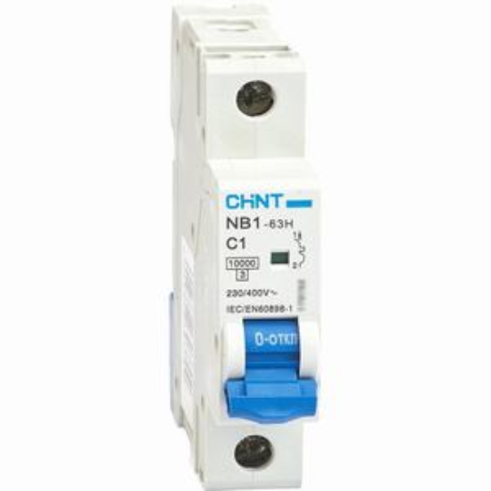 Ảnh của Áp tô mát CHINT NB1-63H 1P C1 10kA 