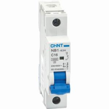 Ảnh của Áp tô mát CHINT NB1-63H 1P C16 10kA 