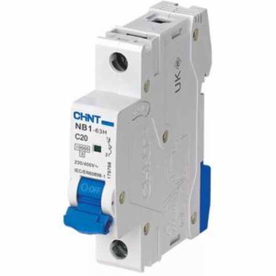Ảnh của Áp tô mát CHINT NB1-63H 1P C20 10kA 