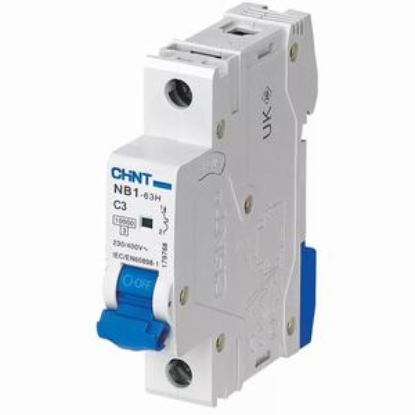Ảnh của Áp tô mát CHINT NB1-63H 1P C3 10kA 