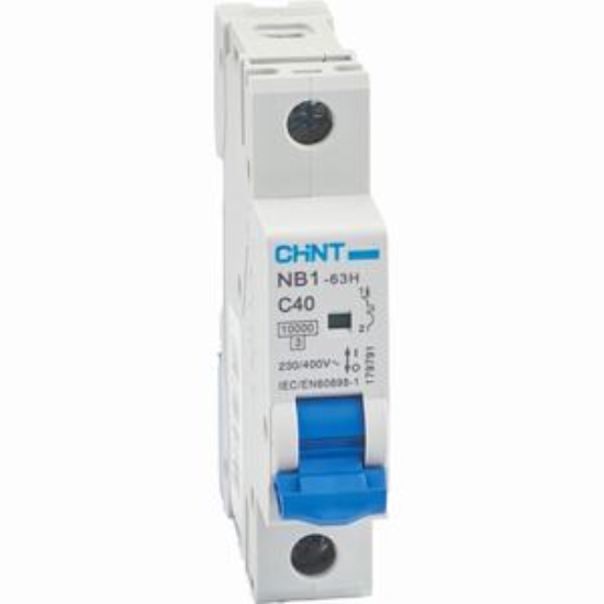 Ảnh của Áp tô mát CHINT NB1-63H 1P C40 10kA 