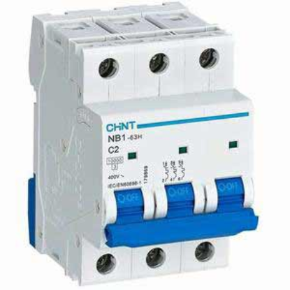 Ảnh của Áp tô mát CHINT NB1-63H 3P C2 10kA 
