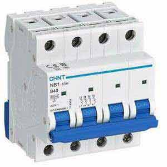 Ảnh của Áp tô mát CHINT NB1-63H 4P B40 10kA 