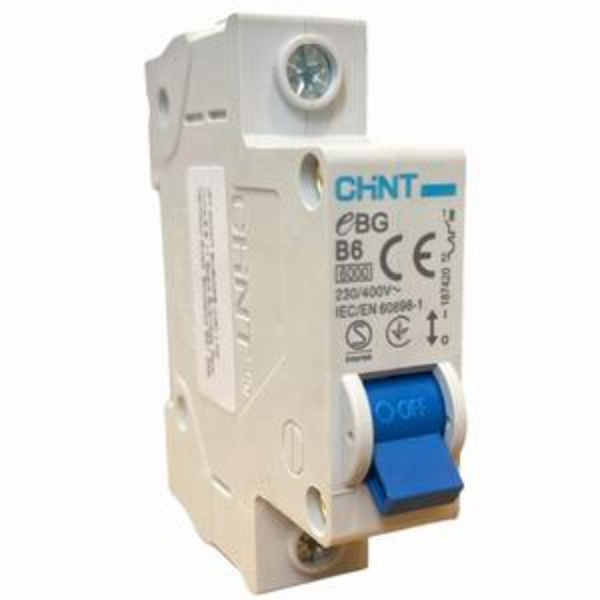Ảnh của MCB CHINT eBG 1P B6 6kA 