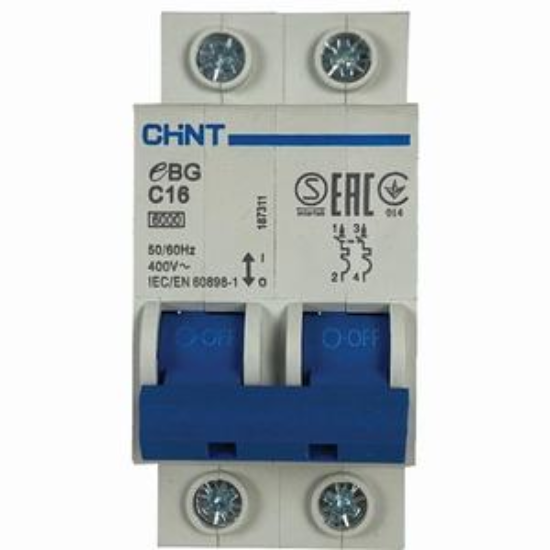 Ảnh của MCB CHINT eBG 2P C16 6kA 