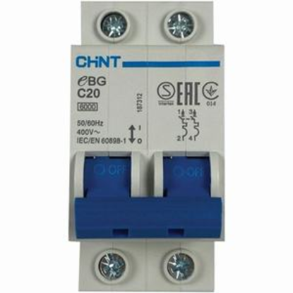 Ảnh của MCB CHINT eBG 2P C20 6kA 