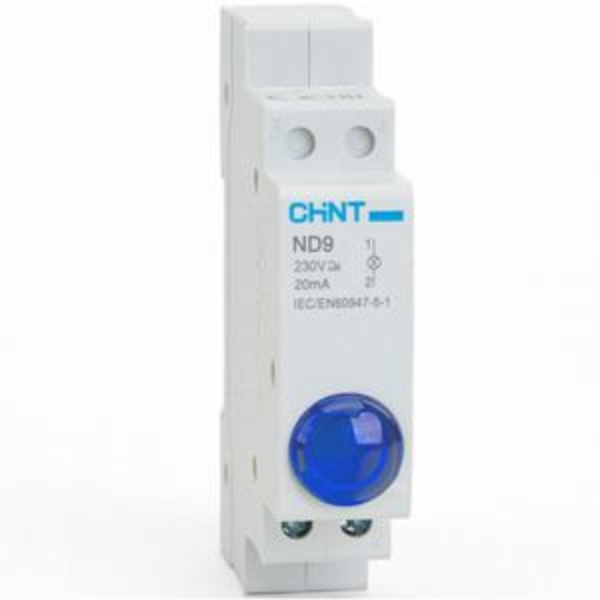 Ảnh của Đèn báo gắn thanh ray dạng module CHINT ND9-1/B 230V 