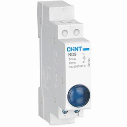 Ảnh của Đèn báo gắn thanh ray dạng module CHINT ND9-1/B 24V 