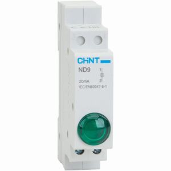 Ảnh của Đèn báo gắn thanh ray dạng module CHINT ND9-1/G 12V 