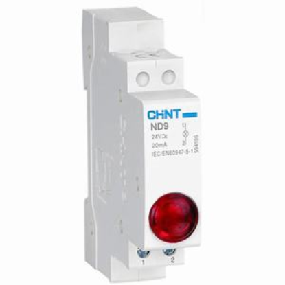 Ảnh của Đèn báo gắn thanh ray dạng module CHINT ND9-1/R 24V 