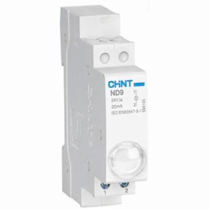 Ảnh của Đèn báo gắn thanh ray dạng module CHINT ND9-1/W 24V 