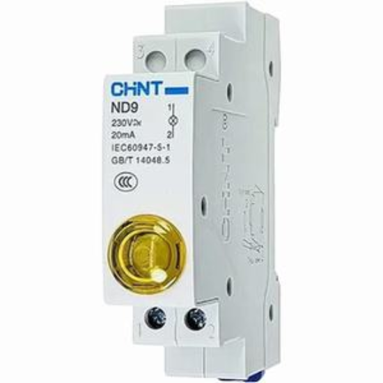 Ảnh của Đèn báo gắn thanh ray dạng module CHINT ND9-1/Y 230V 