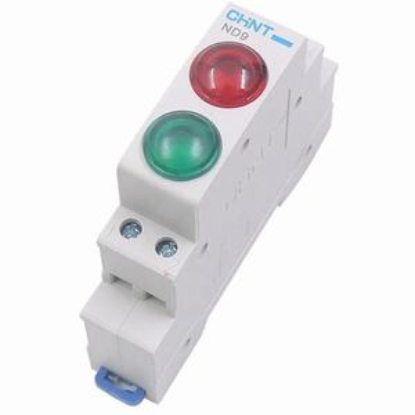 Ảnh của Đèn báo gắn thanh ray dạng module CHINT ND9-2/GR 12V 