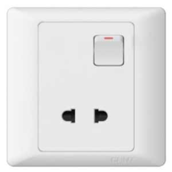 Ảnh của Công tắc kết hợp ổ cắm CHINT NEW7-G401K 