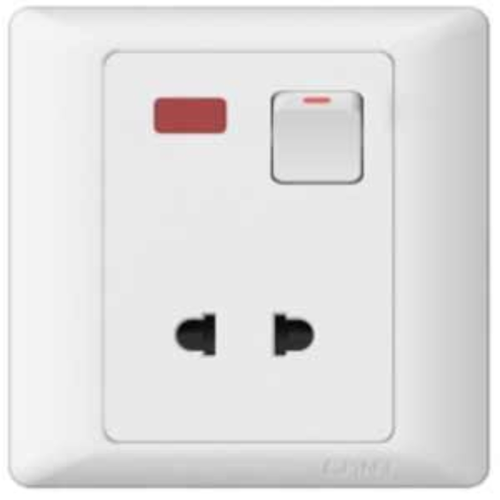 Ảnh của Công tắc kết hợp ổ cắm CHINT NEW7-G401KL 