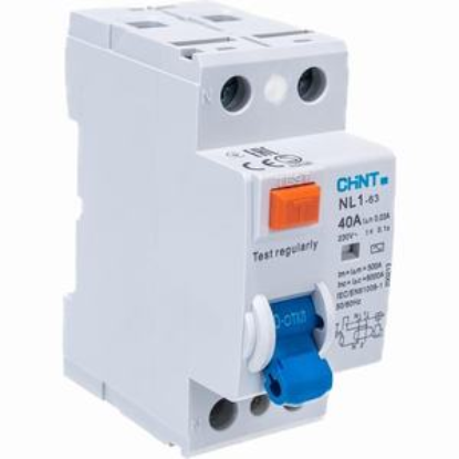Ảnh của Aptomat chống giật CHINT NL1-63 2P 40A 30mA AC 6kA 