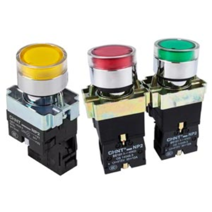 Ảnh của Nút nhấn có đèn CHINT NP2-BW3464 230V LED 