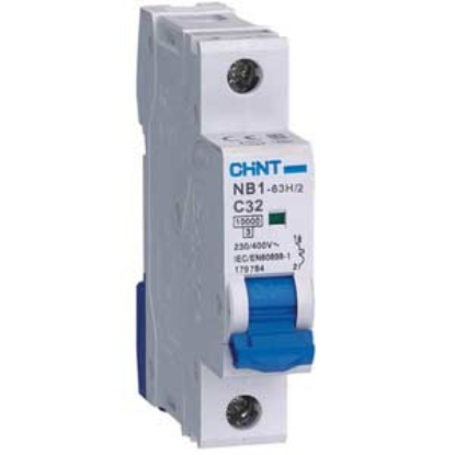 Ảnh của Aptomat CHINT NB1-63H/2 1P C32 8In 