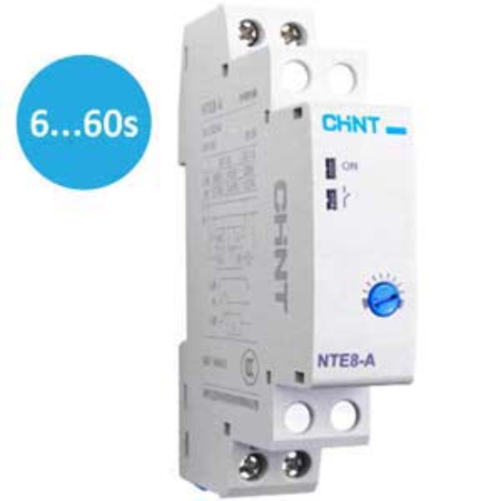Ảnh của Rơ le thời gian trễ CHINT NTE8-A 6s-60s DC24V 