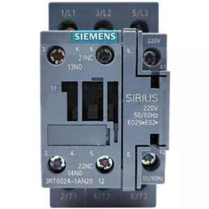 Ảnh của 3RT6024-1AN20 contactor 3 pha SIEMENS, 220VAC, 3NO