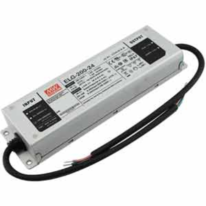 Ảnh của Nguồn đèn LED 144-200W ổn áp ổn dòng MEAN WELL ELG-200-24 