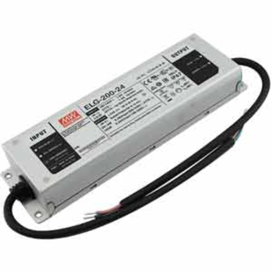 Ảnh của Nguồn đèn LED 144-200W ổn áp ổn dòng MEAN WELL ELG-200-24 
