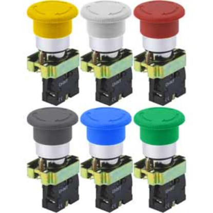 Ảnh của Đầu nút nhấn hình nấm không đèn nhấn nhả CHINT NP2-BC24 