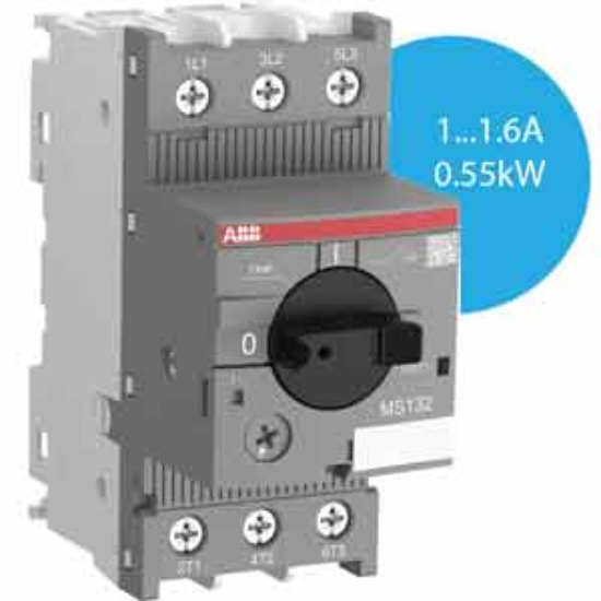 Ảnh của Cầu dao bảo vệ động cơ ABB 1SAM350000R1006 (MS132-1.6) 